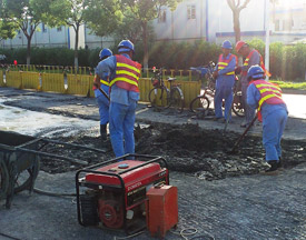 路(lù)政(zhèng)施工汽油發電機 路政施工汽油發電機