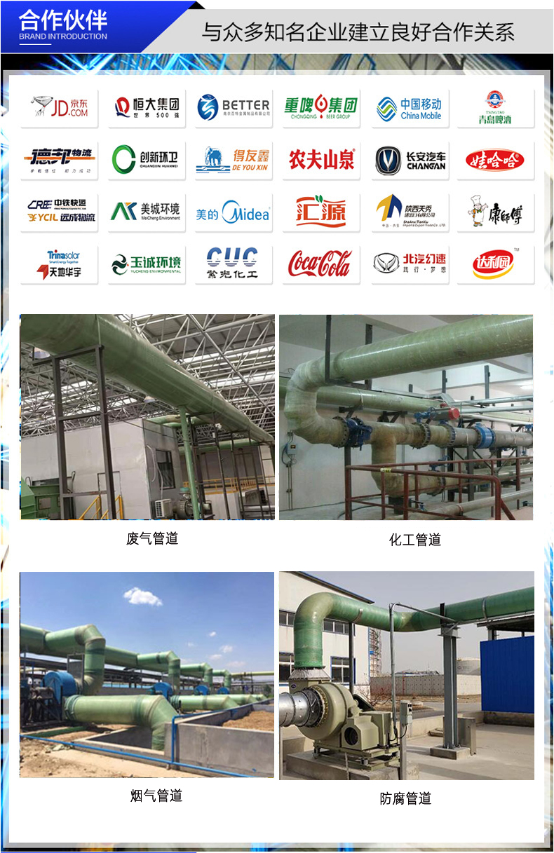 玻璃鋼管道（dào）生產廠家